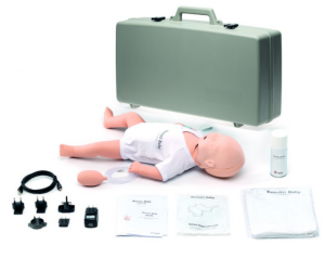 Fantom Laerdal Resusci Baby QCPR AW z głową do płytkiej intubacji