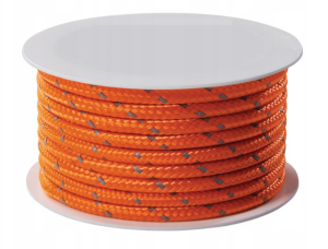 LINA ODBLASKOWA POMARAŃCZOWA 6mm 500kg  1 METR