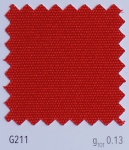 MATERIAŁ TKANINA AKRYL SZEROKOŚĆ 120 CM CZERWONY G211 290g 1SZT=1MB