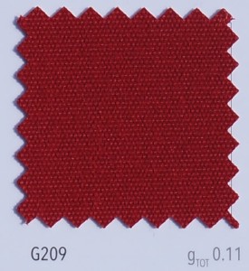 MATERIAŁ TKANINA AKRYL SZEROKOŚĆ 120 CM CZERWONY G209 290g 1SZT=1MB