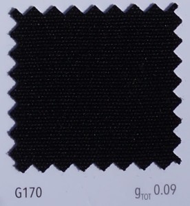 MATERIAŁ TKANINA AKRYL SZEROKOŚĆ 120 CM CZARNY G170 290g 1SZT=1MB