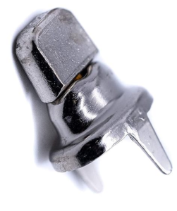 POKRĘTKA DOT 814239 OBROTOWE ZAPIĘCIE DO TKANIN Z WĄSAMI L=21MM