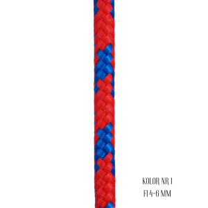 LINA POLIPROPYLEN ATLANTYDA 4MM CZERWONA