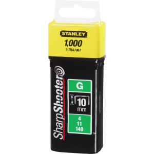 HK Zszywki STANLEY typu G 1000 sztuk, długość ramienia 10 mm