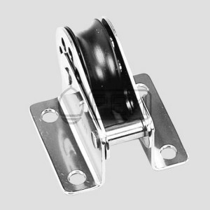 PEM 410N BLOK ZWROTNY NIERDZEWNY A2 PIONOWY Z ROLKĄ Z TWORZYWA 40 BLOCZEK