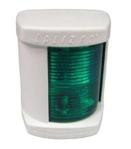 LAMPA NAWIGACYJNA CLASSIC ŚWIATŁO ZIELONE DO ŁODZI