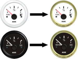 RAMKA SeaV 52MM ZŁOTA