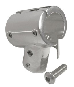 TRÓJNIK 814699 ZAWIASOWY ŁĄCZNIK RUR BIMINI INOX A4 60° 25 MM