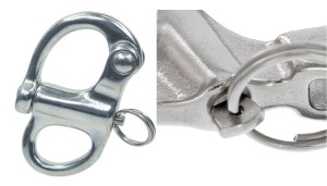 SZEKLA 8288FP ZATRZASKOWA Z KAUSZĄ I BLOKADĄ SWORZNIA INOX A4 52MM 