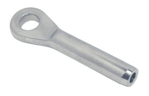 KOŃCÓWKA OCZKOWA KOL MINI 8469 DO ZAWALCOWANIA / ZACISKANIA / ZAPRASOWANIA INOX A4 FI 5MM  