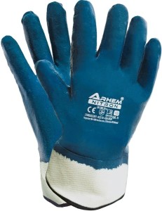 RĘKAWICE POWLEKANE NITRYLEM  NITRON (ZESTAW 12 PAR) ROZMIAR  10 