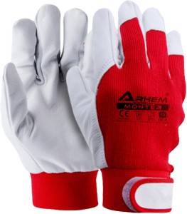 RĘKAWICE SKÓRZANE MONTER (ZESTAW 12 PAR) ROZMIARY 7 , 8 , 9 , 10 , 11