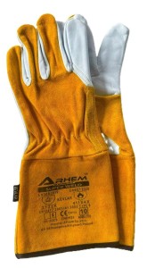 RĘKAWICE SPAWALNICZE SKÓRZANE SUPER WELD (ZESTAW 10 PAR) 