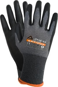 RĘKAWICE POWLEKANE LATEKSEM ANTICUT (ZESTAW 12 PAR) ROZMIAR 8 ,  9 , 10