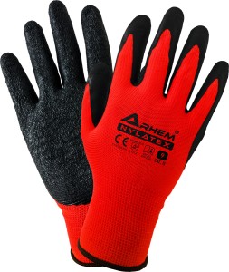 RĘKAWICE POKRYTE GUMĄ NYLATEX (ZESTAW 12 PAR) ROZMIAR  6 , 7 ,  8 , 9 , 10  , 11   