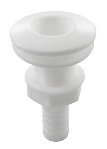 PRZEJŚCIE BURTOWE 814757 Z KOŃCÓWKĄ NA WĄŻ  NYLON INOX A4 19 mm 3/4"   