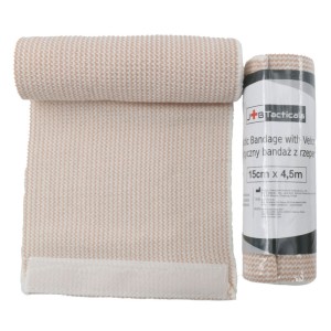 Elastyczny bandaż IFAK z rzepem 15 cm honeycomb opaska uciskowa VAT8%