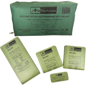 Zestaw szyn unieruchamiających typu SPLINT – 4 szyny do stabilizacji złamań 92 / 46 / 23/ 9,5 cm + torbaVAT8%