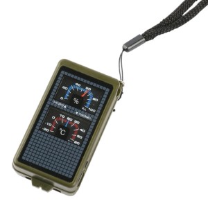 Profesjonalny kompas wielofunkcyjny  zielony