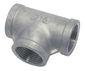 TRÓJNIK 8638 GWINTOWANY GWINT WEWNĘTRZNY INOX A4 1 1/4" 