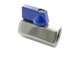 ZAWÓR KULOWY 815021 MINI GW-GW INOX A4 1/2" 