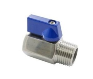 ZAWÓR KULOWY 815022 MINI GW-GZ INOX A4 1/4" 