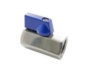 ZAWÓR KULOWY 815021 MINI GW-GW INOX A4 3/8" 