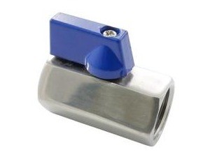 ZAWÓR KULOWY 815021 MINI GW-GW INOX A4 1/4"