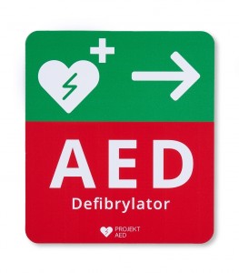 Tablica kierunkowa AED (TK-E)