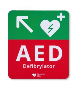  Tablica kierunkowa AED (TK-NW)