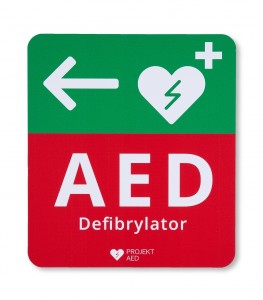 Tablica kierunkowa AED (TK-W)