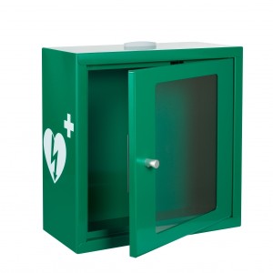 SZAFKA MAGNETYCZNA AED Audio LED ZIELONA WEWNĘTRZNA