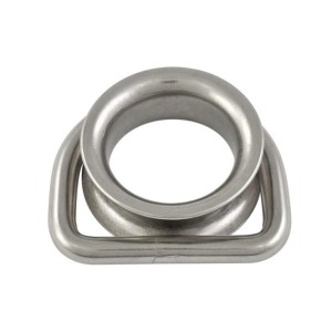D-RING 815012 KIPA Z KAUSZĄ DO LINY FI 10 INOX A4 10x65 mm 