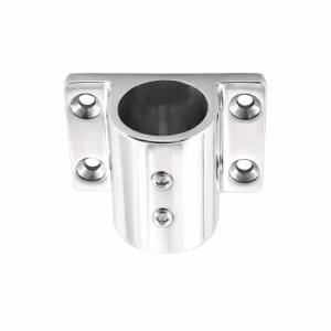 GNIAZDO SŁUPKA RELINGU 814909 MOCOWANIE BOCZNE INOX A4 FI 22