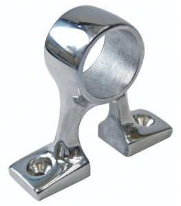 WSPORNIK RELINGU 814410 PORĘCZY  PRZELOTOWY INOX A4 25mm