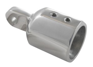 KIELISZEK 814781 KOŃCÓWKA RURY ZADASZENIE BIMINI 2 ŚRUBY INOX A4 30 mm   