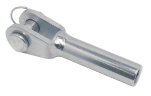 LEWA MINI KOŃCÓWKA 8456 WIDEŁKOWA KRÓTKA Z GWINTEM WEWNĘTRZNYM INOX A4 M8 