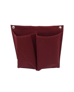Kieszeń fałowa podwójna 28x28 Bordowa. Kieszenie na fały, organizer na liny