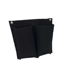 Kieszeń fałowa podwójna 28x28 Czarna. Kieszenie na fały, organizer na liny