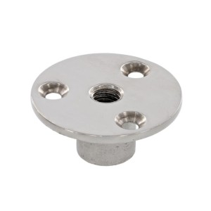 GNIAZDO 815296 Z GWINTEM M8 INOX A4 DO RURY FI 20