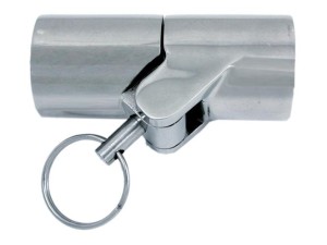 ŁĄCZNIK RUR 8652 Z BLOKADĄ INOX A4 FI 22