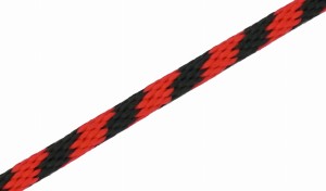 LINA CUMOWNICZA KOTWICZNA HALNY 10 MM POLIPROPYLEN CZERWONO-CZARNA