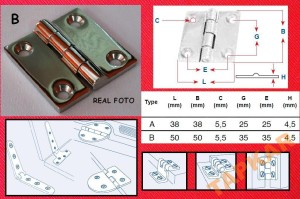 ZAWIAS 8233B KWASOODPORNY 50x50x4,5 NIERDZEWNY