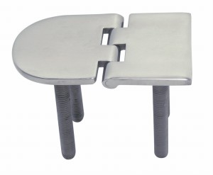 8929 ZAWIAS 70X40 ZE ŚRUBAMI M6X45 NIERDZEWNY A4