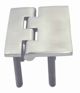 8925 ZAWIAS 52X61X4 ZE ŚRUBAMI M6X45 NIERDZEWNY A4