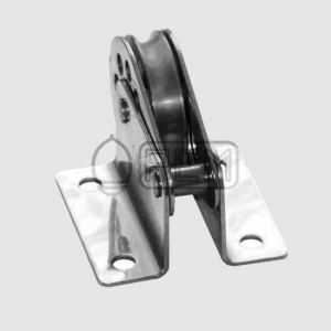 PEM 410NM BLOK ZWROTNY NIERDZEWNY A2 PIONOWY Z ROLKĄ MOSIĘŻNĄ BLOCZEK