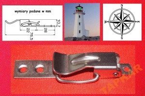 ZATRZASK A NIERDZEWNY KANDAHAR ZAPIĘCIE DŹWIGOWE