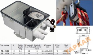 STUDZIENKA PRYSZNICOWA POMPA ZĘZOWA AUT. 48L/m 24V