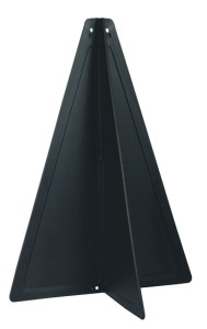 GA38 STOŻEK SYGNAŁOWY CZARNY 33 CM ZNAK DZIENNY