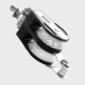 PEM 506H BLOK PODWÓJNY SZEREGOWY NIERDZEWNY A2 Z ZACZEPEM BLOCZEK